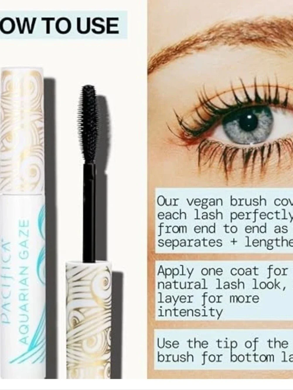 Pacifica Mascara Aquarian Gaze Water-Resistant